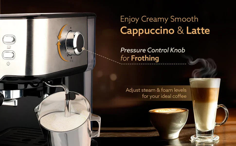 Brew Café-Quality Espresso, Cappuccino & Latte at Home