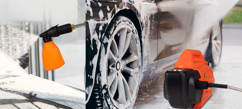 battery car washer