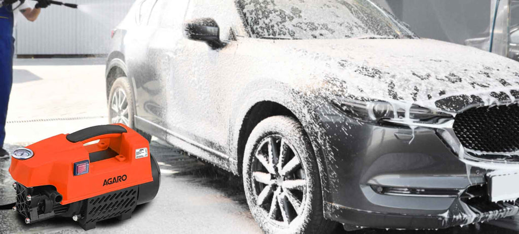 electric pressure washer car