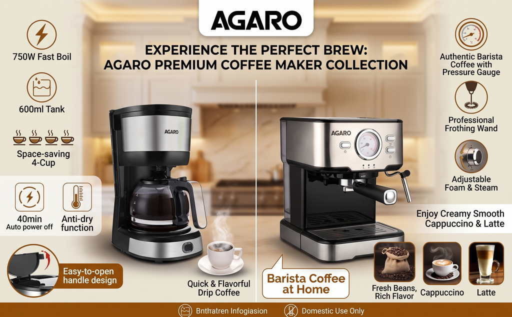 Drip Coffee Maker vs. Espresso Machine: Which Features Matter Most for Your Brewing Style?