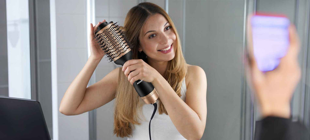 barrel brush hair dryer