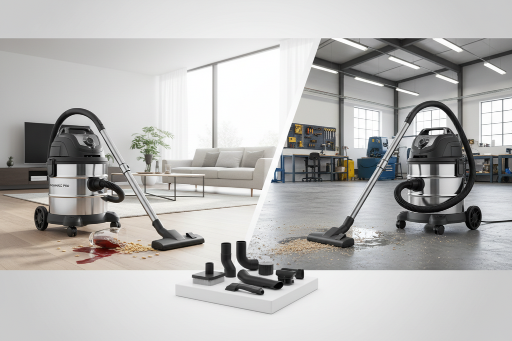 Agaro Ace Wet & Dry Vacuum Cleaner for Commercial and Home Use