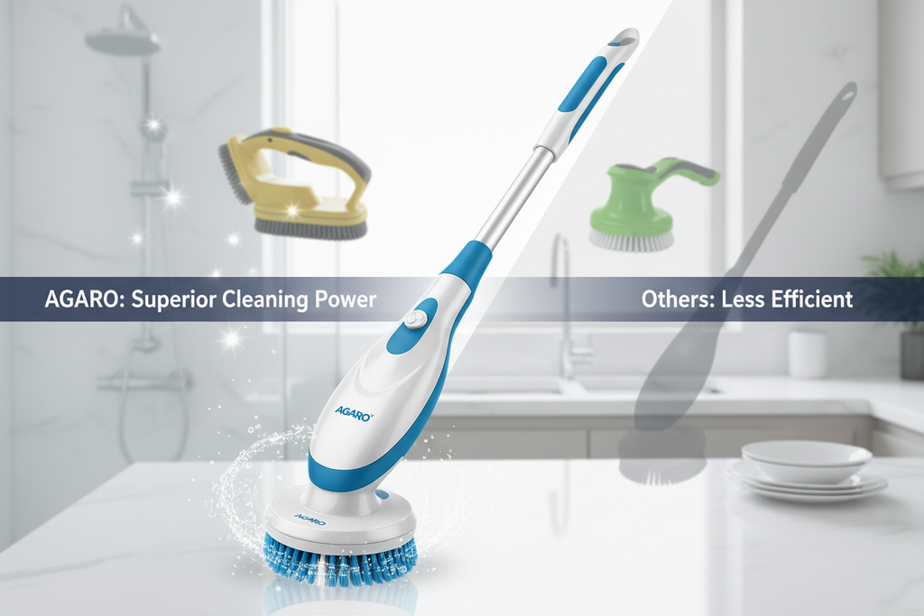 AGARO Royal Spin Scrubber vs. Other Electric Cleaning Brushes