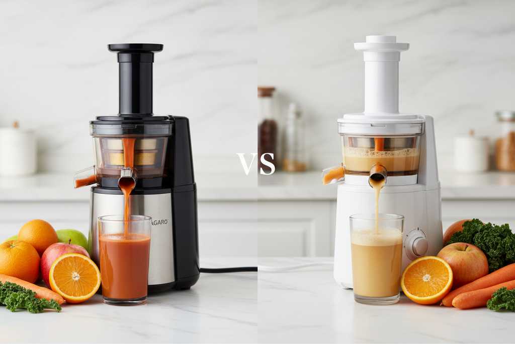 Cold Press vs Centrifugal Juicer – Why AGARO Slow Juicer is Better