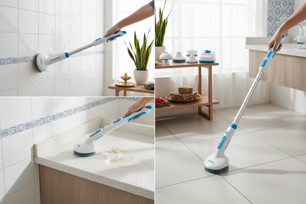 Complete Home Cleaning Solution with AGARO Royal Electric Spin Scrubber