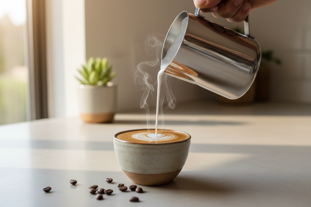 How Milk Frothing Pitchers Help You Make Barista-Style Coffee at Home