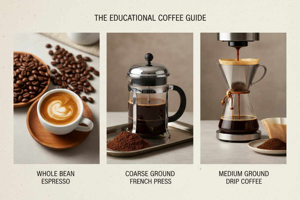 How to Choose Coffee Beans for Espresso, French Press & Drip Coffee