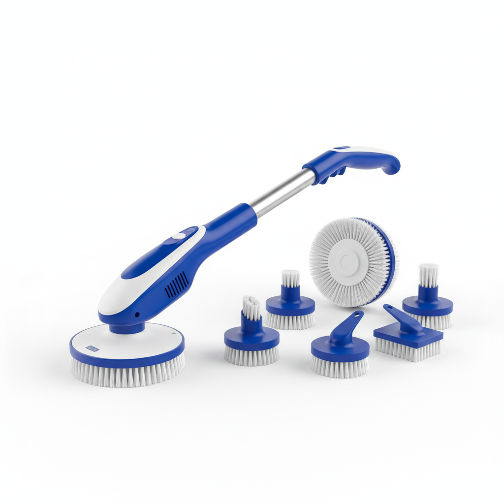 AGARO Royal Spin Scrubber with 8 Brush Heads – Complete Usage Guide