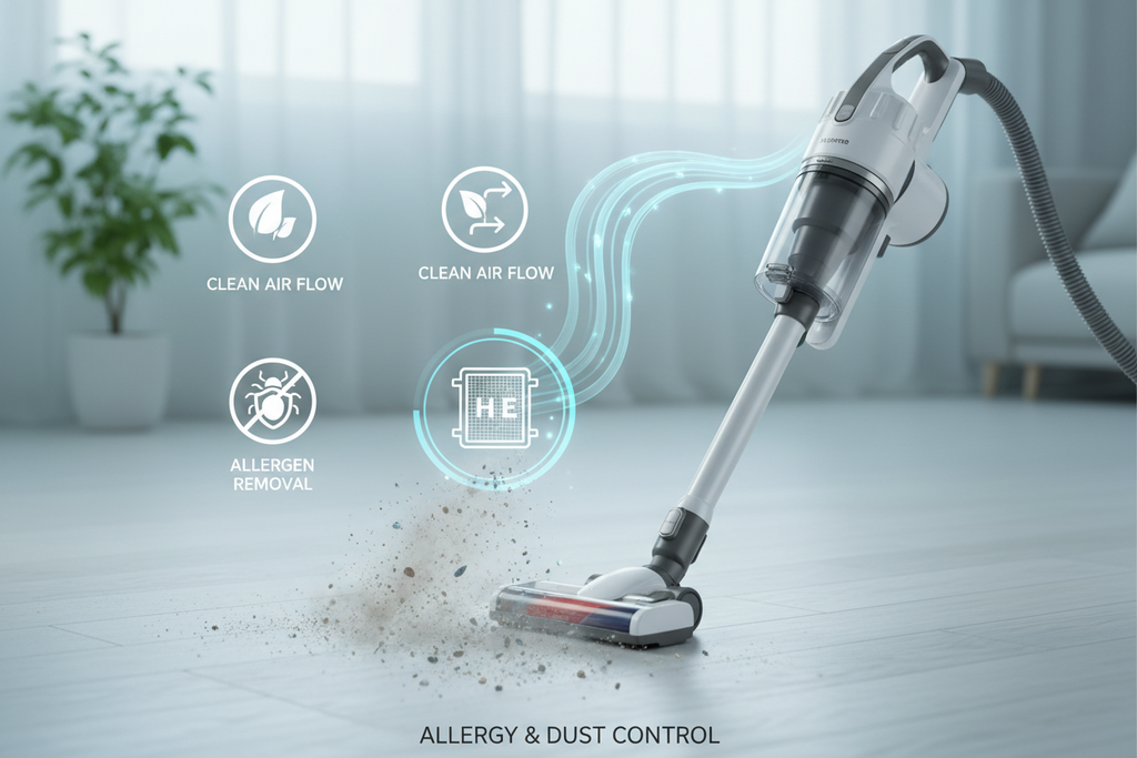 Is AGARO Supreme Vacuum Cleaner Good for Allergy & Dust Control?
