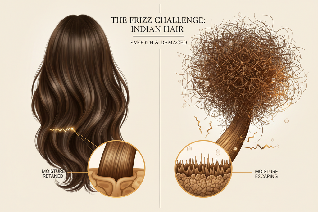 Understanding the Frizz Problem in Indian Hair