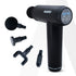 Imperial Gun Massager Deep Tissue Handheld Massager, Up to 99-Level Control, 4 Heads, Rechargable, Muscle Relaxation of Neck, Shoulder, Back, Foot for Men & Women, Post-Workout Recovery & Muscle Relief, Black