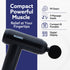 Imperial Gun Massager Deep Tissue Handheld Massager, Up to 99-Level Control, 4 Heads, Rechargable, Muscle Relaxation of Neck, Shoulder, Back, Foot for Men & Women, Post-Workout Recovery & Muscle Relief, Black