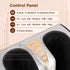 Amaze Foot, Calf & Leg Massager Machine , with Vibration & Heat, 3 Massage Levels, 4 motors for Home Usage (Silver - Black)