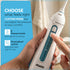 Ultra Plus Portable Dental Flosser: 8 nozzles, 4 modes, cordless, rechargeable, IPX7 waterproof, 200ml tank. Ideal for home/travel oral care.