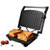Royal Grill Sandwich Maker, Non Stick Coated Grill Plates, Stainless Steel Body, Oil Collector Tray, 1000W, 90 Degrees Floating Hinges, Panini/Grill/Toast (Black)