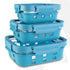 Imperial Glass Containers - 370, 640, 1050 ml - Cyan