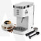 Regency Espresso Coffee Maker, Adjustable Pressure up to 20 Bars, Cappuccino Coffee Maker with Adjustable Foaming Milk Frother Wand for Steam Espresso, 1.2L Removable Water Tank, 1350W, White