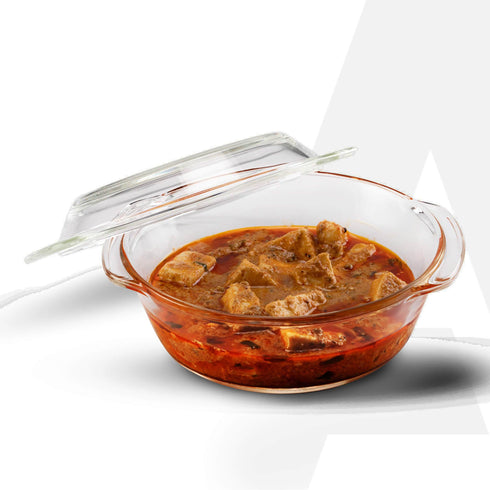 Elite Glass Casserole With Lid - 700ml