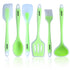 Deluxe Silicone Spatula Set of 6, Green