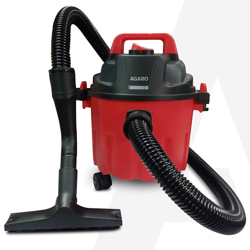 Rapid Vacuum Cleaner,1000W,Wet&Dry,for Home, Plastic Body,Red,10 Liter, Cartridge