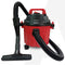 Rapid Vacuum Cleaner,1000W,Wet&Dry,for Home, Plastic Body,Red,10 Liter, Cartridge