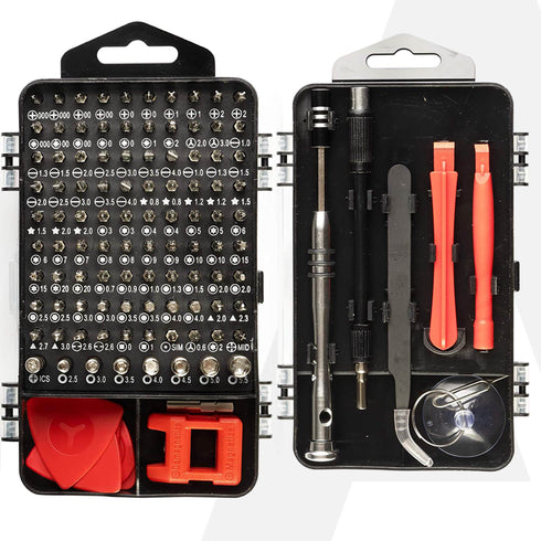 112pcs Precision Screwdriver Set, for Smartphone, Mobile, Laptop, Tablet, Game Console and Household Repair