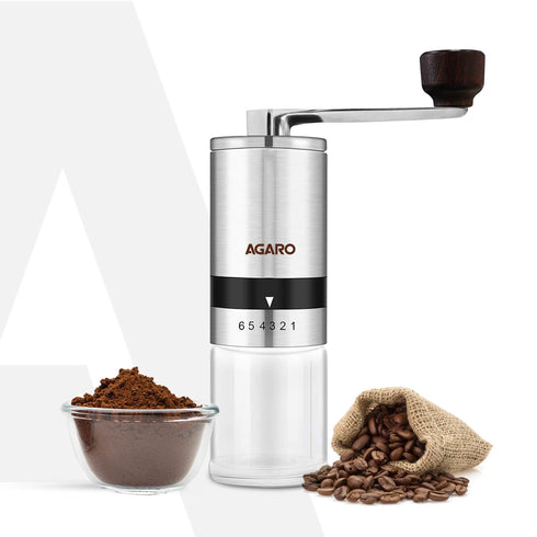 Elite Manual Coffee Grinder - Silver