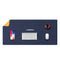 Premium Reversible Desk Mat (90x45 cm), Dual-Tone Vegan Leather Deskpad