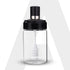 Elegant Glass Oil Bottle with Brush 250ml, Oil Container Bottle for Kitchen, Glass Bottle with Brush for Cooking, Baking, BBQ, Marinating