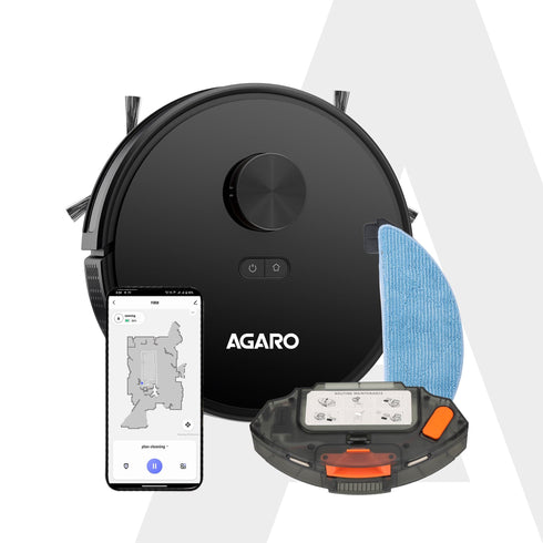 Imperial Robot Vacuum Cleaner, Dual Brush, Dry Vacuum & Wet Mop, Automatic Cleaning, Up to 10000Pa Strong Suction, App Control, Lidar Navigation, Editable Map to Clean, Hard Floor & Carpet