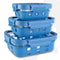 Imperial Glass Containers - 370, 640, 1050 ml - Blue