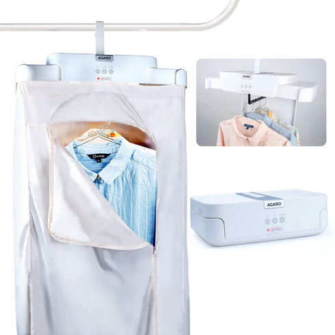 Regal Portable Clothes Dryer, Automatic Clothes Warmer Machine with Hanger,103L Capacity, 9 Pieces at a time, 600W, 9V, Ideal for Home, Travel, Baby Clothing, Towels, and Wet Laundry
