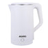 Elegant Electric Kettle, 1.8L, Double Layered Kettle, White