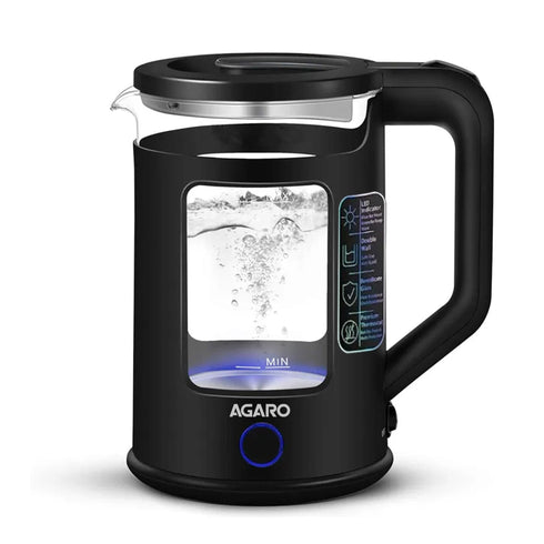 Galaxy Electric Kettle with Keep Warm Function, 1.5L, Black