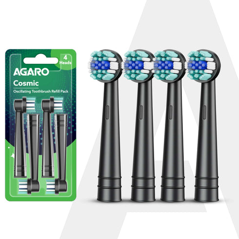 Cosmic Oscillating Brush Head Refill 4pcs | Soft-bristle toothbrush for effective plaque removal and a healthier smile.