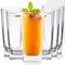 Elegant 260 ml Glasses Set of 6, Transparent Drinking Water Glass Set, Glass Tumbler for Water, Cold Drink, Juice, Dishwasher Safe, for Daily Use & Gifting