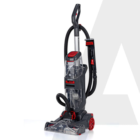 Elite Upright Wet & Dry Carpet Cleaner, 800W, 13.5 kPa Suction Pressure, 2 in 1 Handheld Carpet Spot Cleaner Machine, Dual Rolling Brush, Upholstery Cleaner, Carpet Washer for Spills & Stains