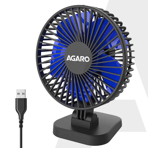 Breeze USB Desktop Fan, Personal Mini Fan for Home Office Bedroom, Study, Black