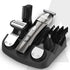 Royal Multi Grooming Kit For Men, 9in1, Shave| Trim | Style, Face Head Body Trimmer, Self Sharpening Stainless Steel Blade, 5 Combs, Metal Body, Type C Fast Charging, 120 Min Usage, IPX7, Silver
