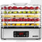 Regal Food Dehydrator, 5 Stackable Stainless Steel Trays, Digital Adjustable Timer & Temperature Control, Food Preserver Machine with Drying Capacity for Fruits, herbs, Veggies, Silver