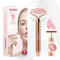 Rose Quartz Face Roller, Rose Gold