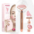 Rose Quartz Face Roller, Rose Gold