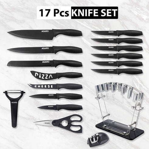 Grand 17 Pcs Kitchen Knifes Set