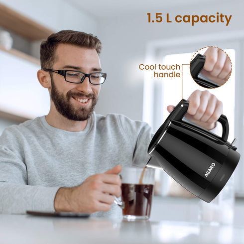Royal Double Layered Kettle-1.5 Litres - Black
