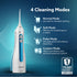 Ultra Plus Portable Dental Flosser: 8 nozzles, 4 modes, cordless, rechargeable, IPX7 waterproof, 200ml tank. Ideal for home/travel oral care.