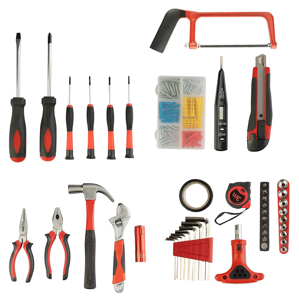 104pcs Professional Tool Set For Home DIY And Professional Use Agaro