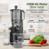 Regency Slow Juicer, 250 Watt AC Motor, Cold Pressed - Fruit, Vegetable Juicer & Nut Milks, Easy Assembly & Cleaning, Intelligent Safety Features & Auto Reverse, Stainless Steel Filter, BPA-Free