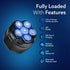 HS7979 Head Shaver, for Bald Men, 6 Flexible Heads, Wet/Dry Head Shaver, Rechargeable, IPX7 Waterproof, Detachable Heads