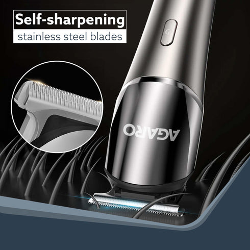 Royal Multi Grooming Kit For Men, 9in1, Shave| Trim | Style, Face Head Body Trimmer, Self Sharpening Stainless Steel Blade, 5 Combs, Metal Body, Type C Fast Charging, 120 Min Usage, IPX7, Silver