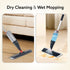 Delite Spray Mop for Dry and Wet Floor Cleaning with Washable Microfiber Pad - with 800ml Refillable Bottle for Wooden Floor, Hardwood, Marble, Laminate, Ceramic Tiles, and for Dust Cleaning